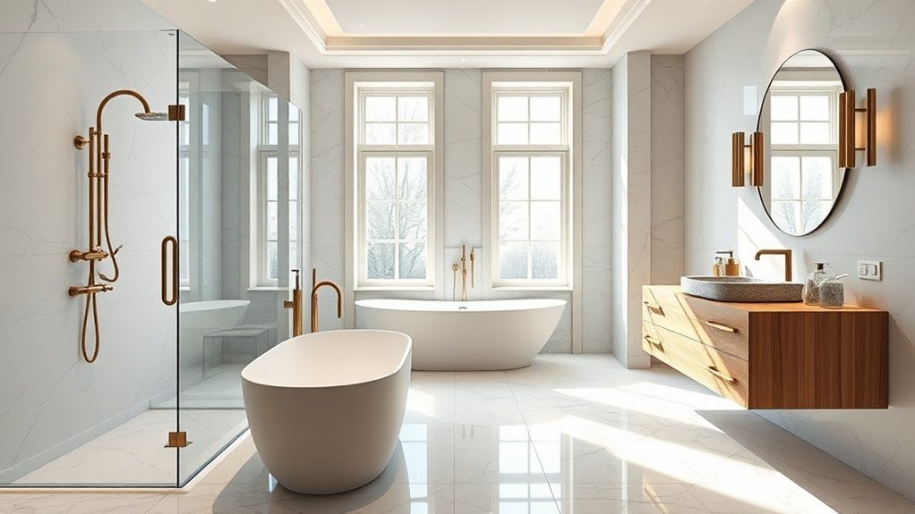 Before and after bathroom transformations