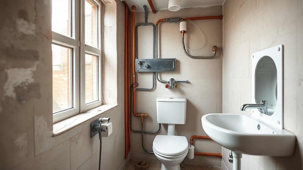 Bathroom Plumbing and Electrics in Kentish Town